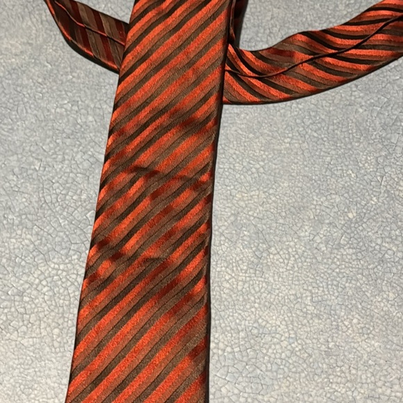 Van Heusen- orange/ black tie - Picture 3 of 5